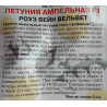 Петуния ампельная F1 Роуз Вейн вельвет