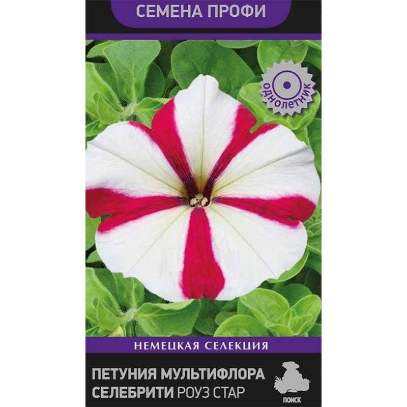 Петуния мультифлора Селебрити Роуз Стар