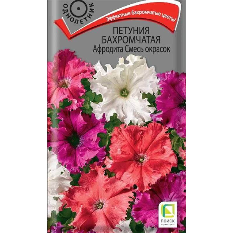 Петуния бахромчатая Афродита Смесь окрасок